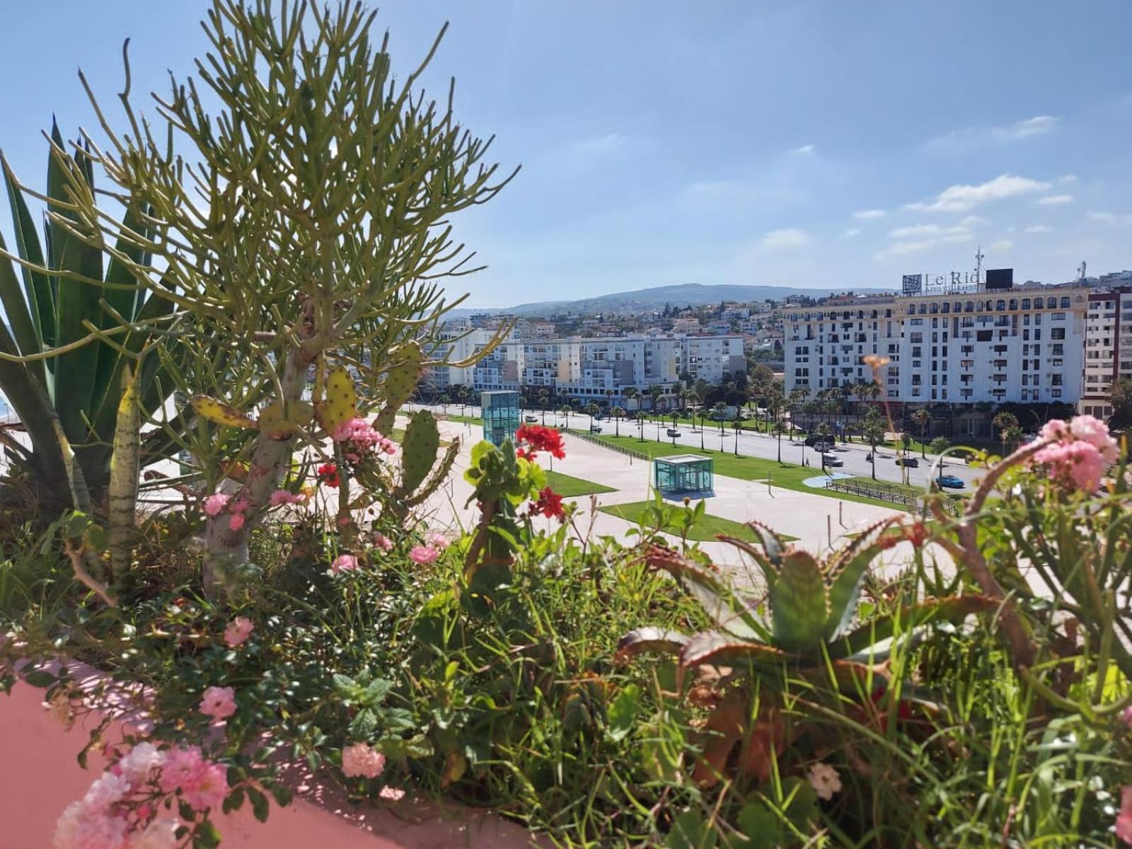 Appartement bord de mer et piscine Tanger Buitenkant foto